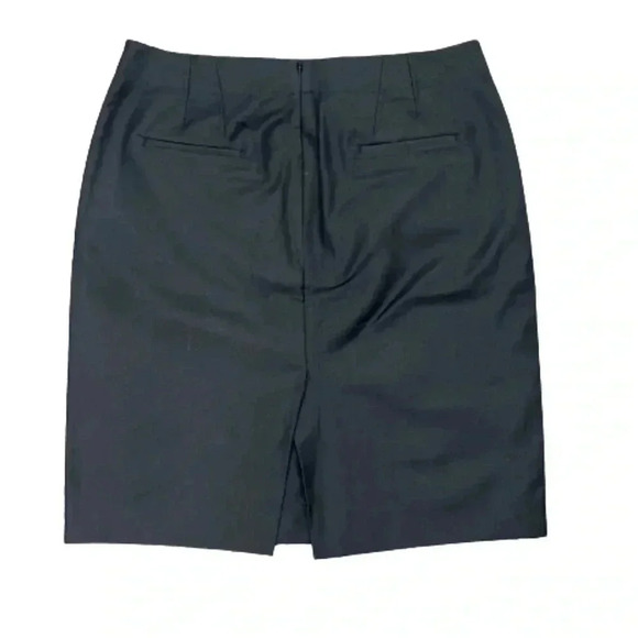 J.CREW BLACK PENCIL MIDI SKIRT - Picture 3 of 9